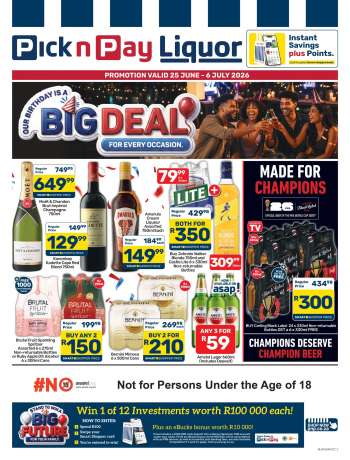 Pick n Pay catalogue  - 25/06/2026 - 06/07/2026.