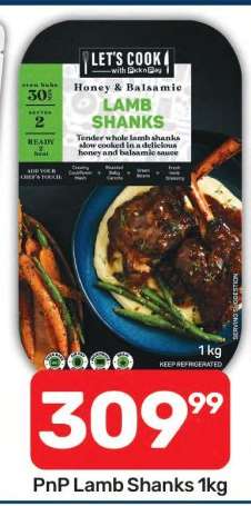PnP Lamb Shanks 1kg