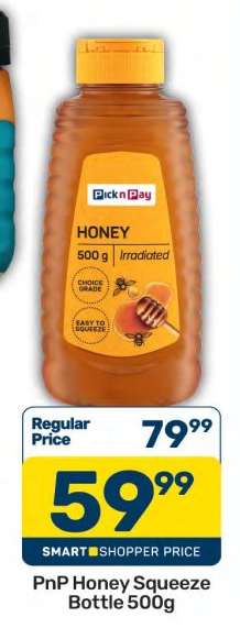 PnP Honey Squeeze Bottle 500g