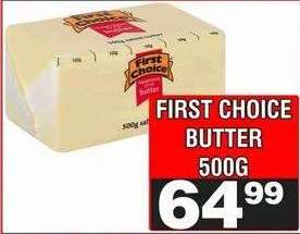 FIRST CHOICE BUTTER 500G