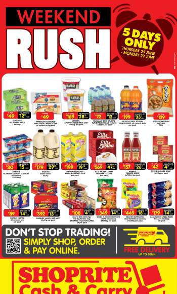 Shoprite catalogue  - 25/06/2026 - 29/06/2026.