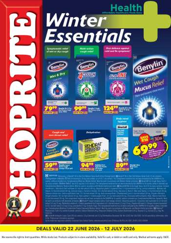 Shoprite catalogue  - 22/06/2026 - 12/07/2026.