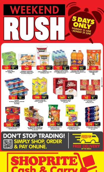 Shoprite catalogue  - 25/06/2026 - 29/06/2026.