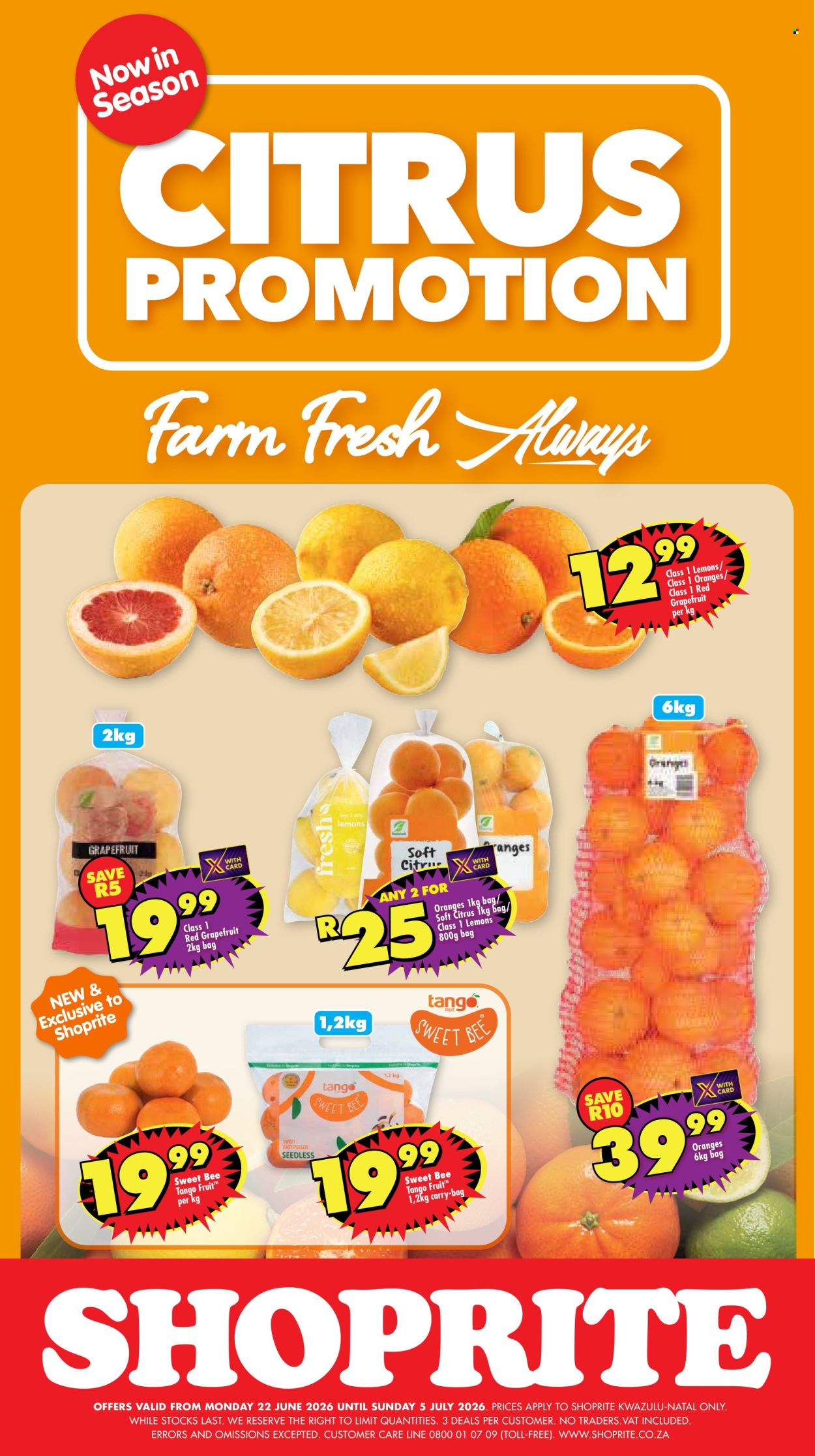 Shoprite specials - 22/06/2026 - 05/07/2026. Page 1