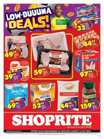Shoprite catalogue  - 22/06/2026 - 12/07/2026.
