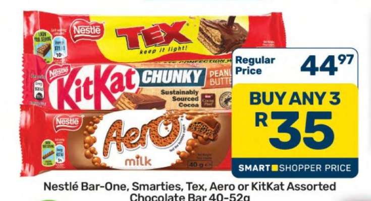 NESTLE CHOCOLATE BARS
