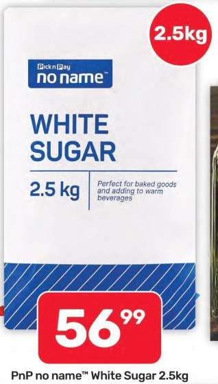 PnP no name™ White Sugar 2.5kg