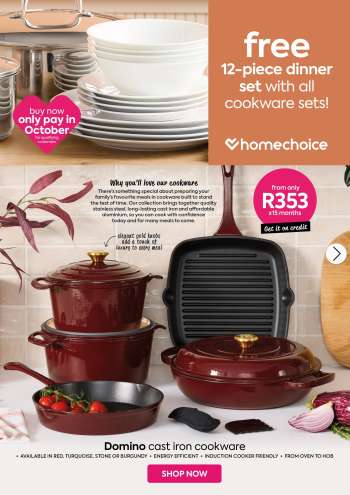 HomeChoice catalogue  - 26/06/2026 - 23/07/2026.