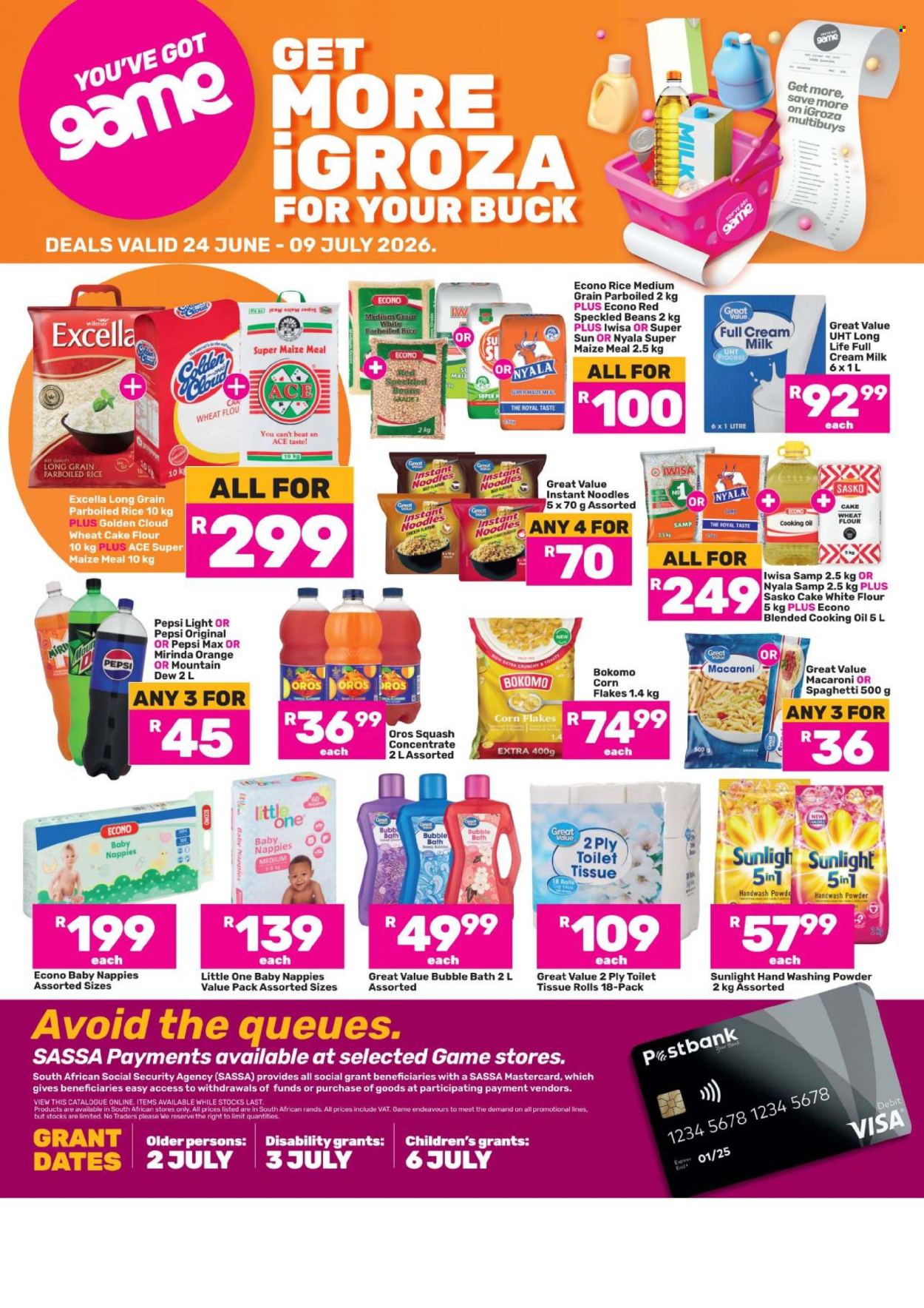 Game specials - 24/06/2026 - 09/07/2026. Page 1