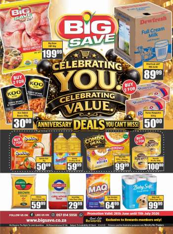 Big Save catalogue  - 26/06/2026 - 11/07/2026.