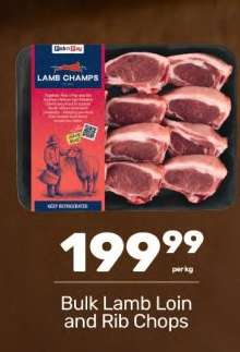 Bulk Lamb Loin and Rib Chops
