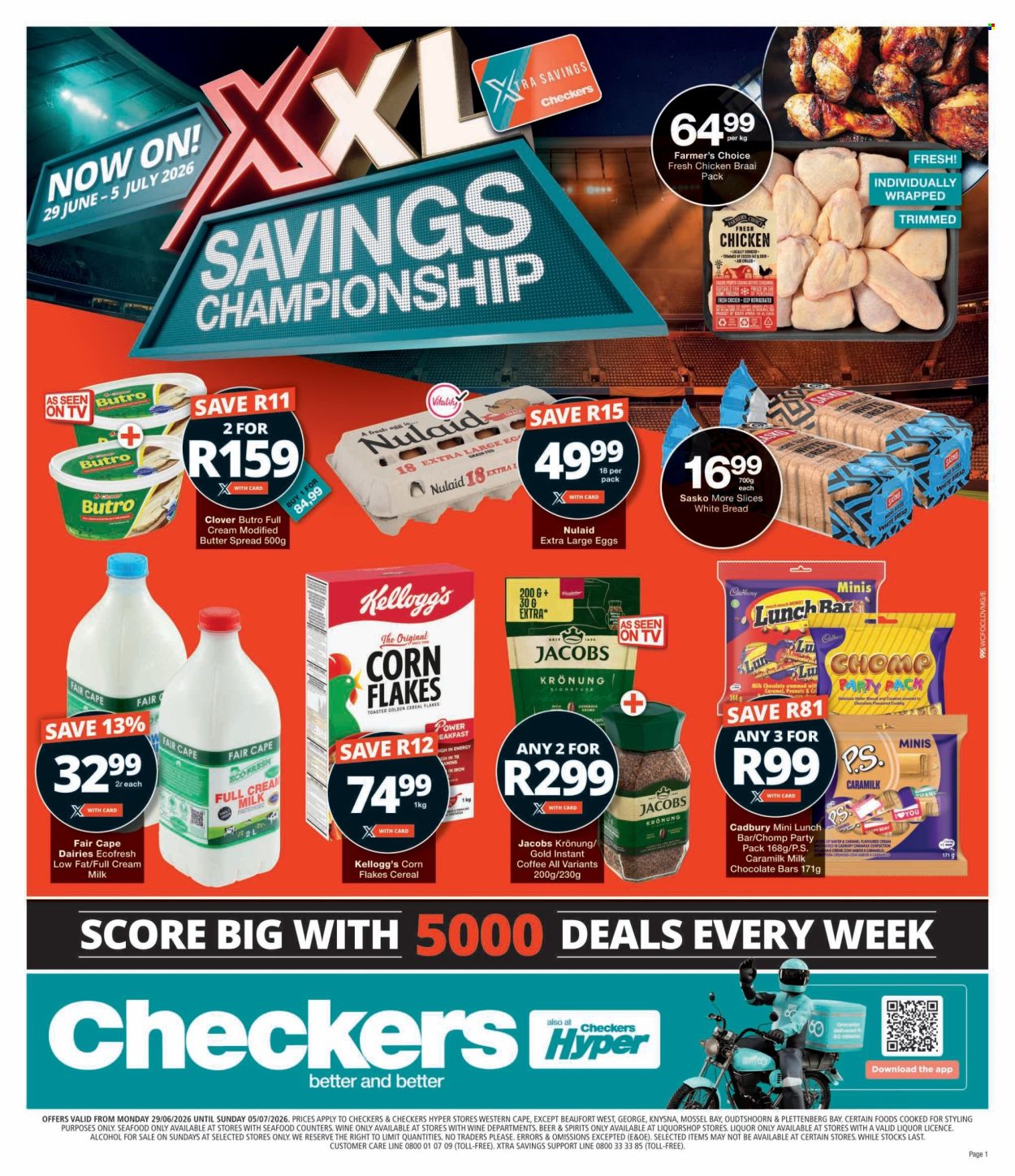 Checkers specials - 29/06/2026 - 05/07/2026. Page 1