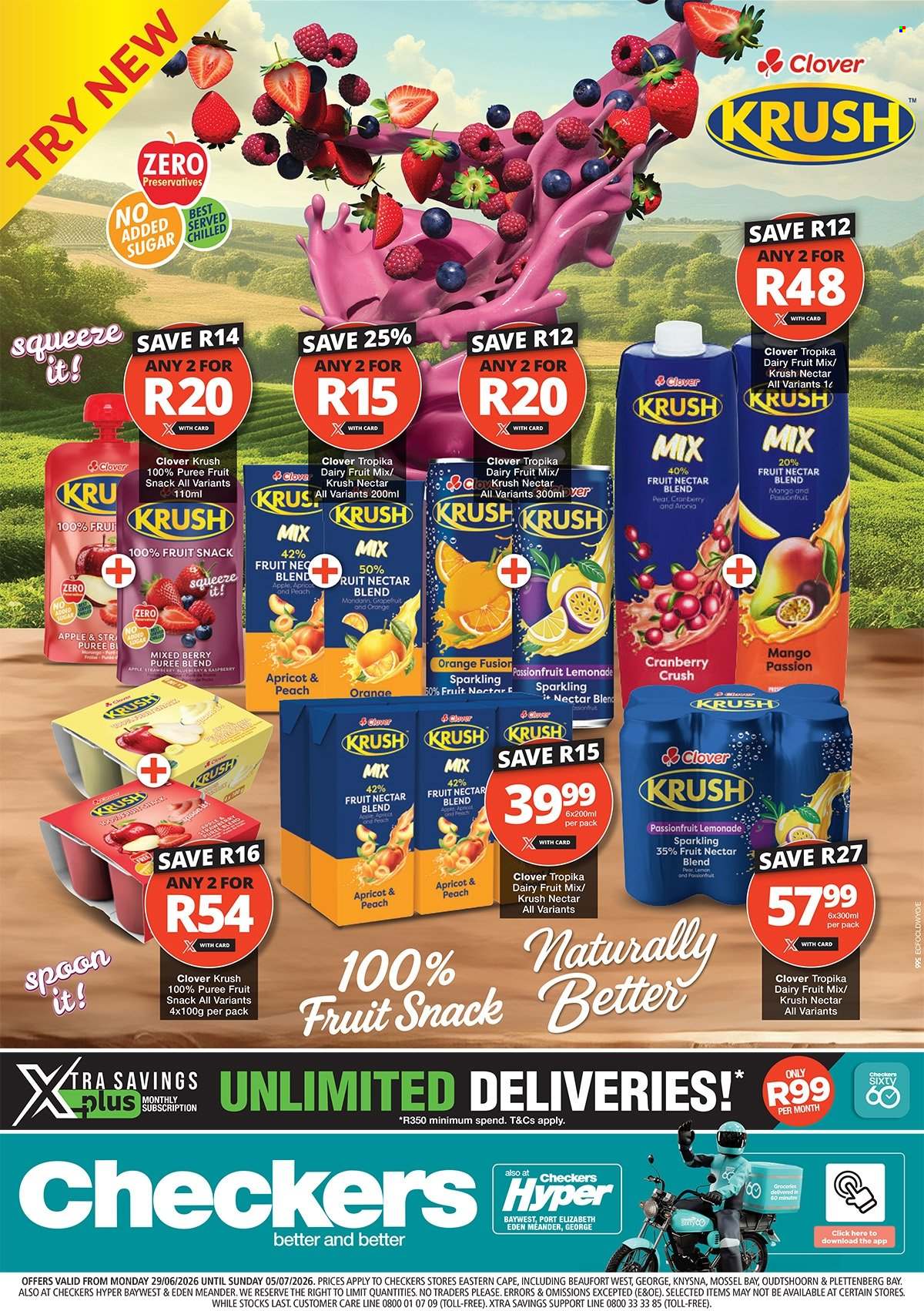 Checkers specials - 29/06/2026 - 05/07/2026. Page 1