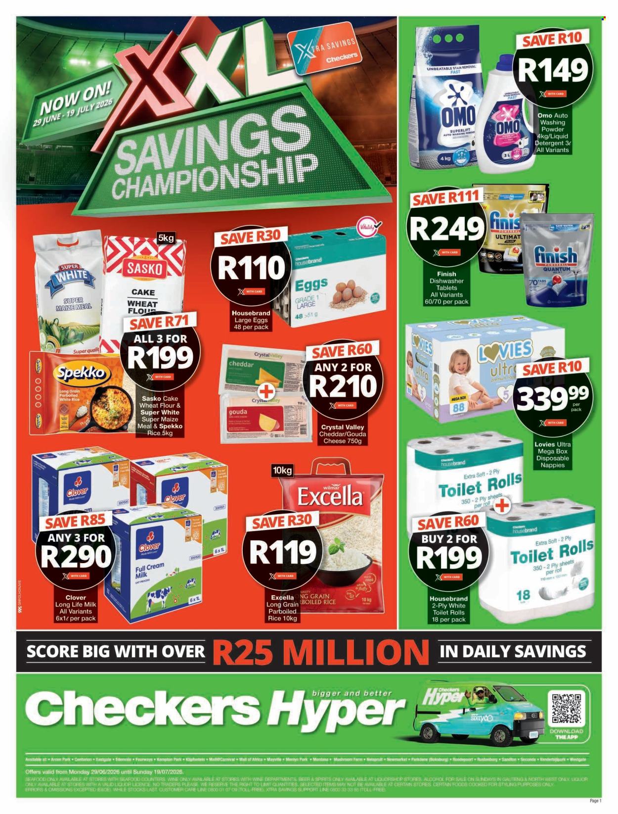 Checkers specials - 29/06/2026 - 19/07/2026. Page 1