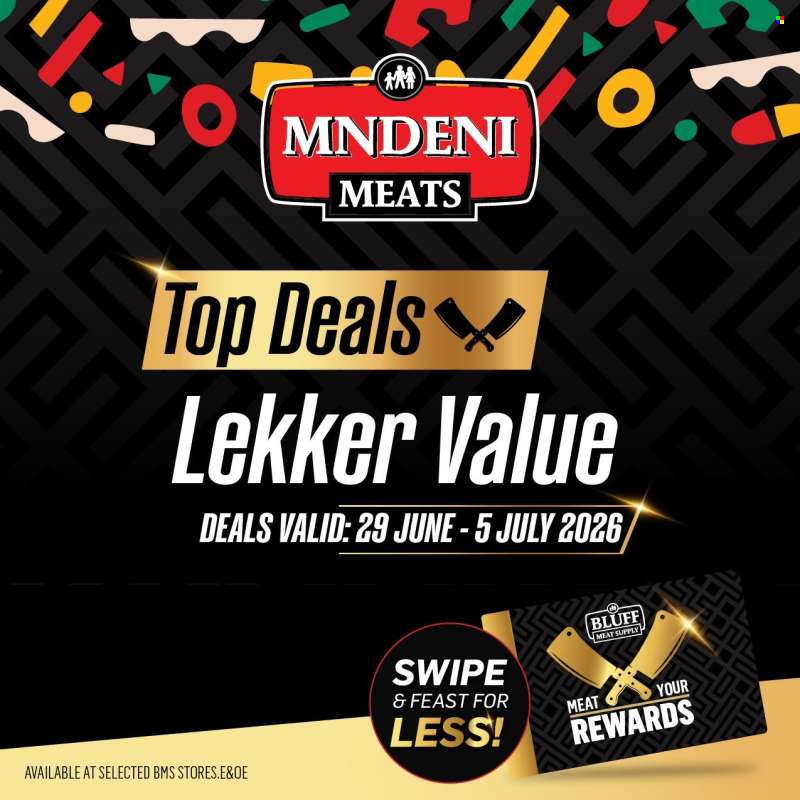 Mndeni Meats catalogue  - 29/06/2026 - 05/07/2026.