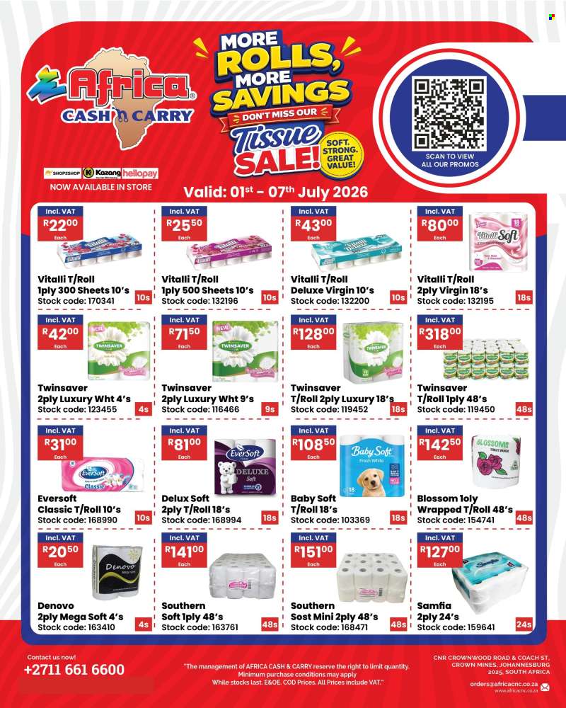 Africa Cash & Carry catalogue  - 01/07/2026 - 07/07/2026.