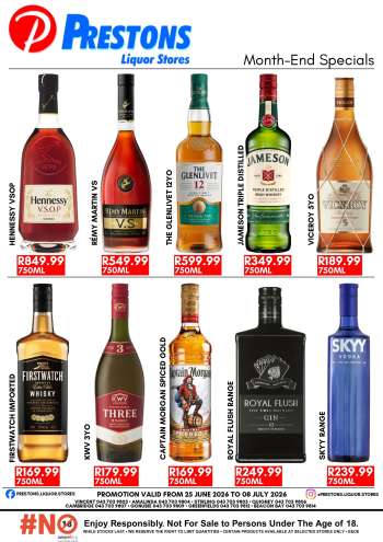 thumbnail - Prestons Liquor Stores catalogue