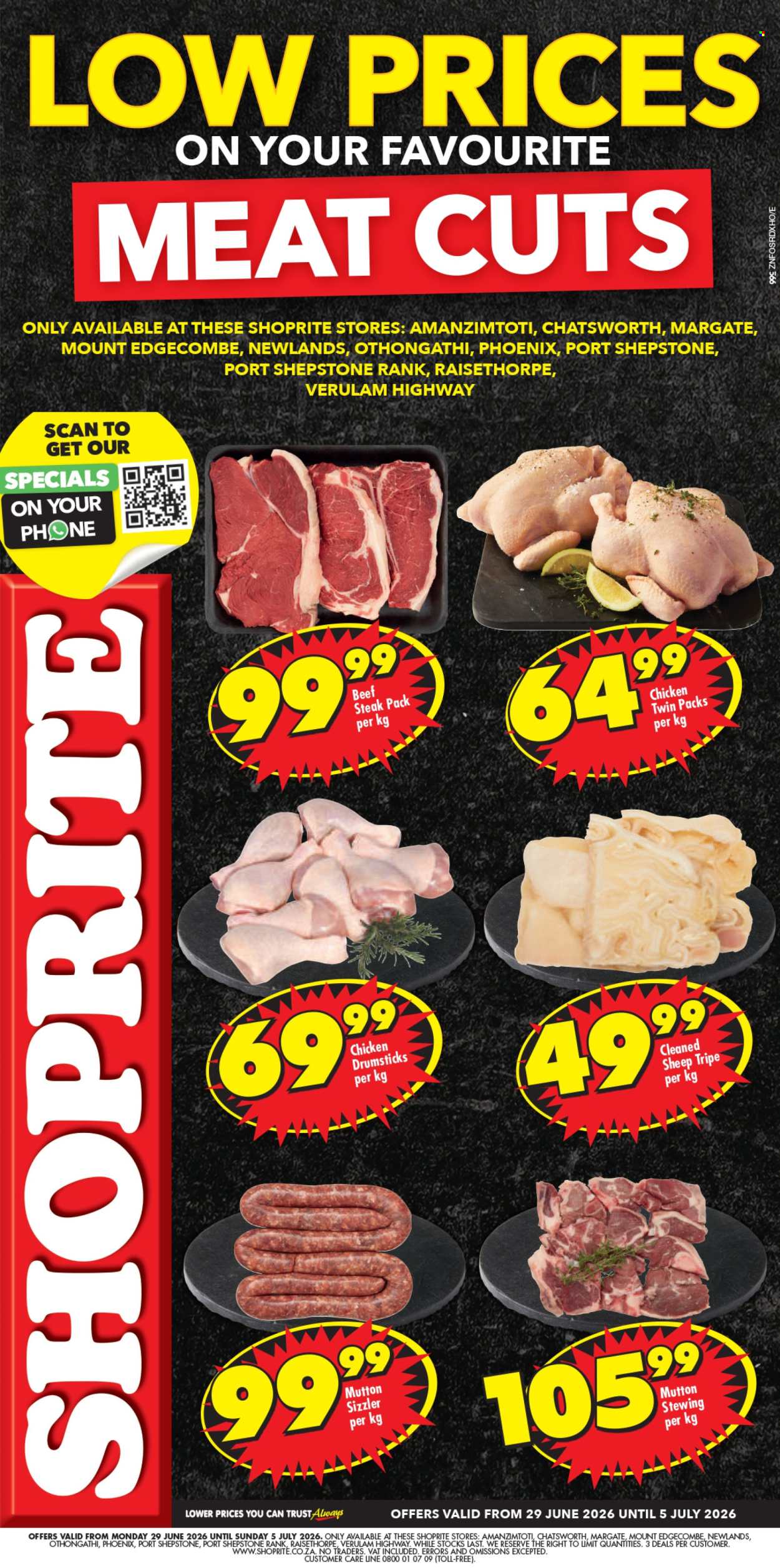 Shoprite specials - 29/06/2026 - 05/07/2026. Page 1