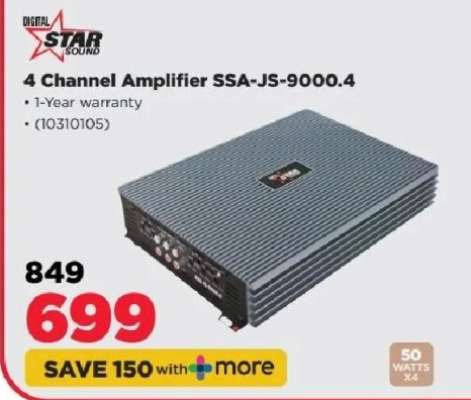 4 Channel Amplifier SSA-JS-9000.4