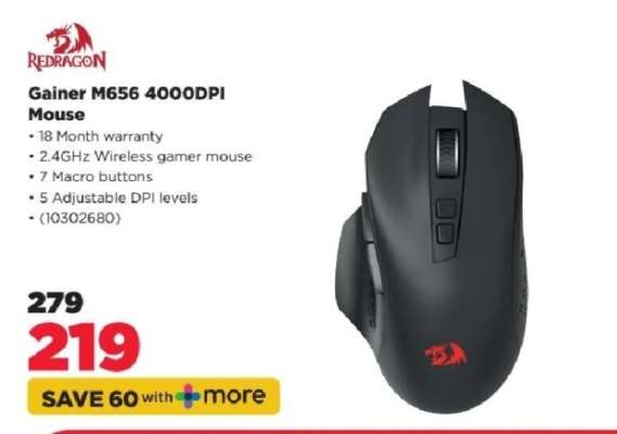 Redragon Gainer M656 4000DPI Mouse