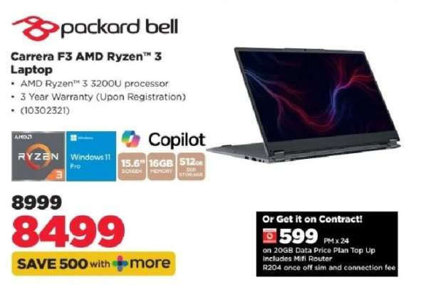 Carrera F3 AMD Ryzen™ 3 Laptop