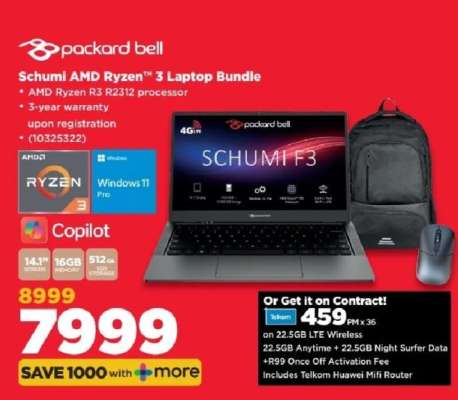 Schumi AMD Ryzen™ 3 Laptop Bundle