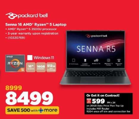 Packard Bell Senna 16 AMD Ryzen 5 Laptop