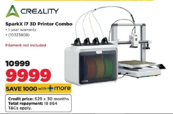SparkX i7 3D Printer Combo
