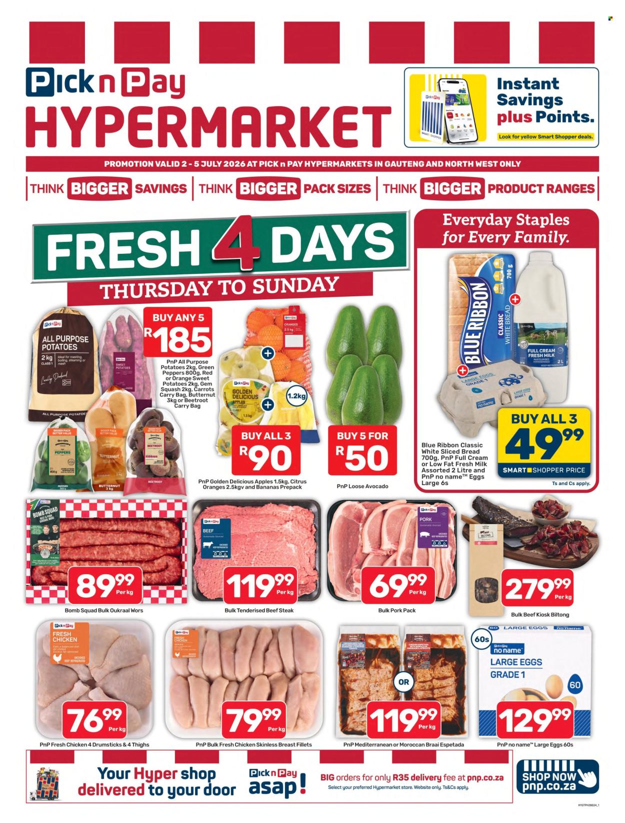 Pick n Pay Hypermarket specials - 02/07/2026 - 05/07/2026. Page 1