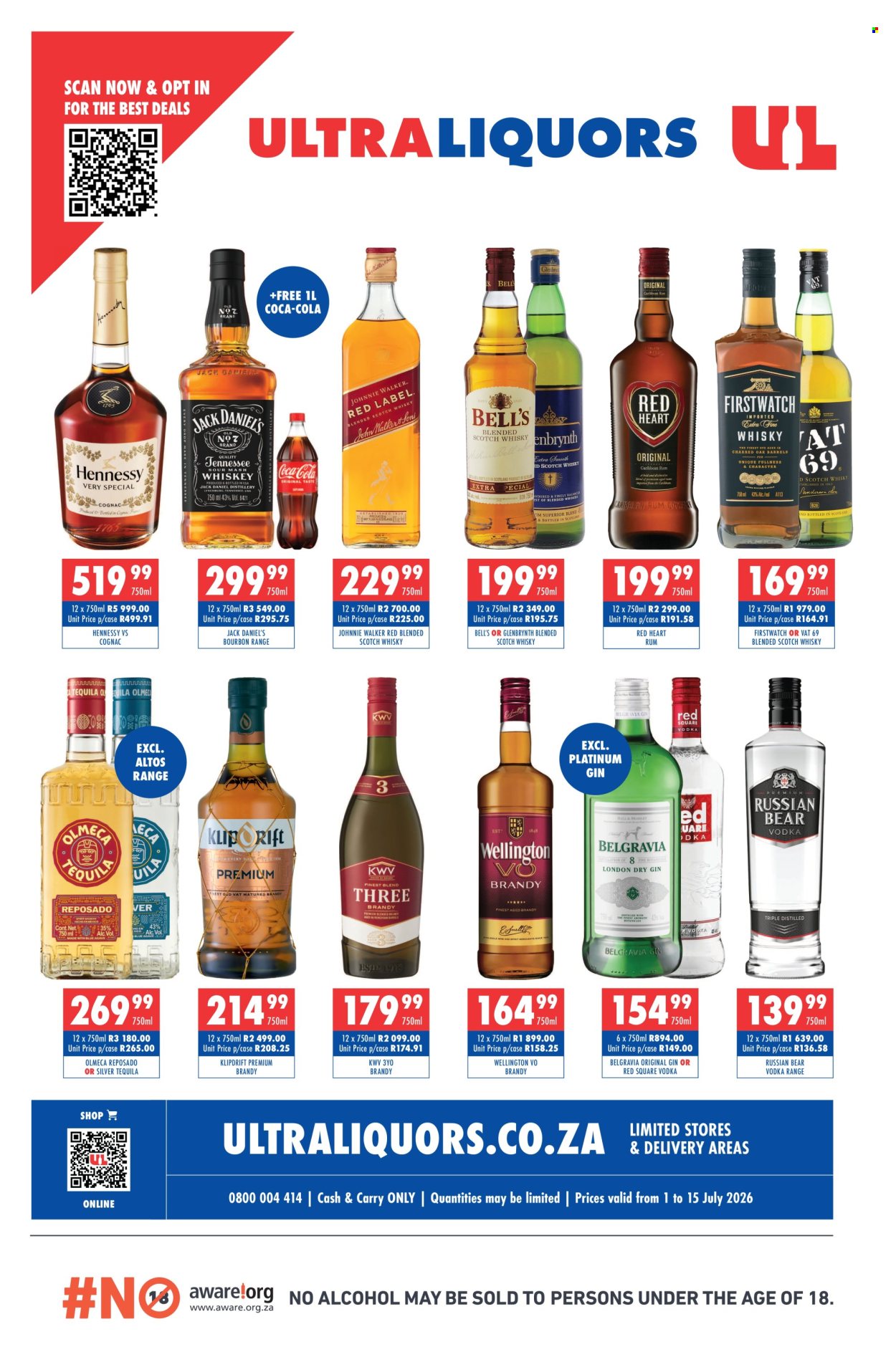 Ultra Liquors specials - 01/07/2026 - 15/07/2026. Page 1