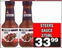 STEERS SAUCE 375ML
