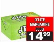 D'LITE MARGARINE 500G