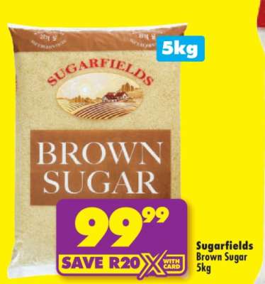 SUGARFIELDS BROWN SUGAR 5kg