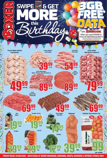 Boxer catalogue  - 22/06/2026 - 08/07/2026.