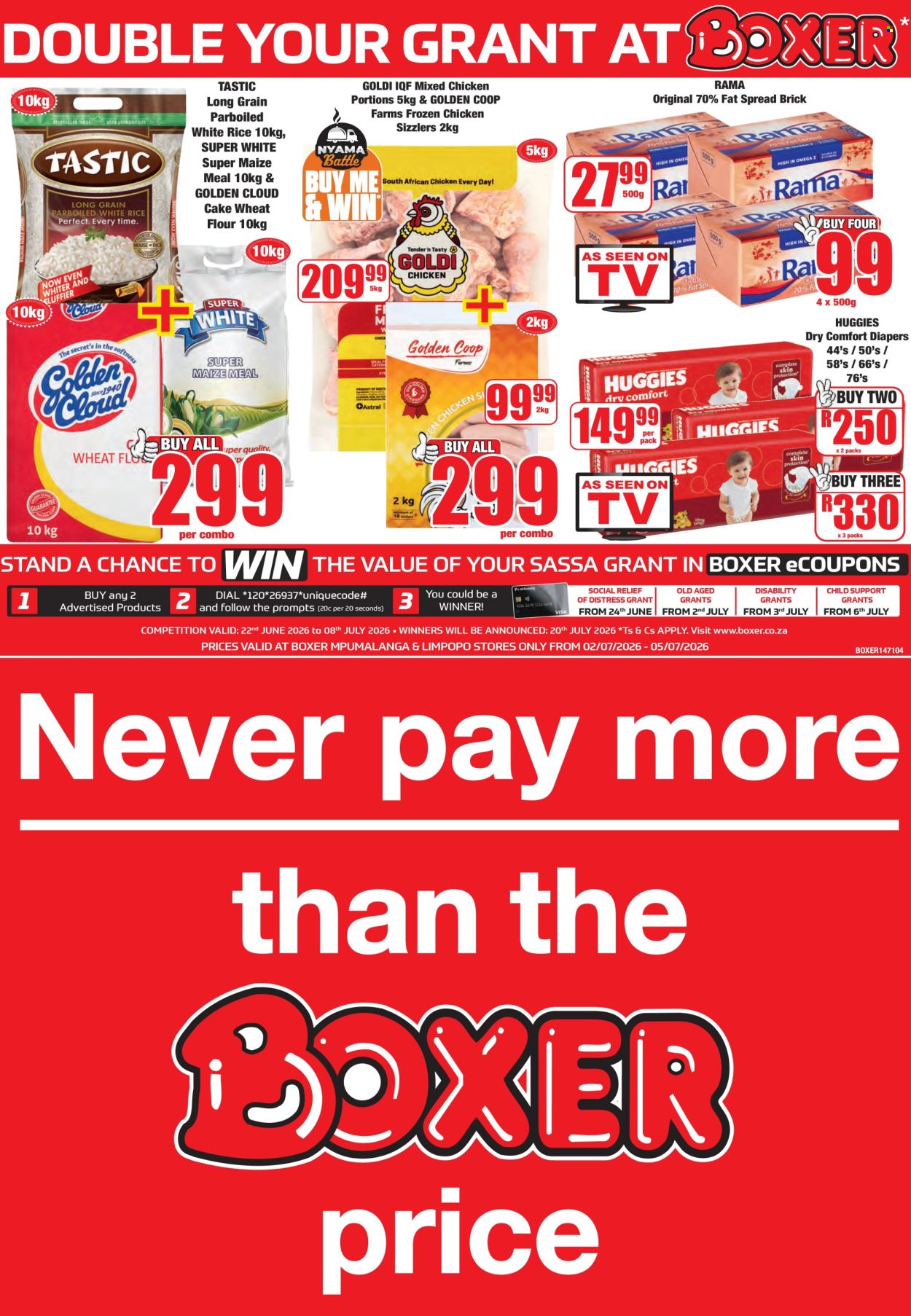 Boxer specials - 02/07/2026 - 05/07/2026. Page 1