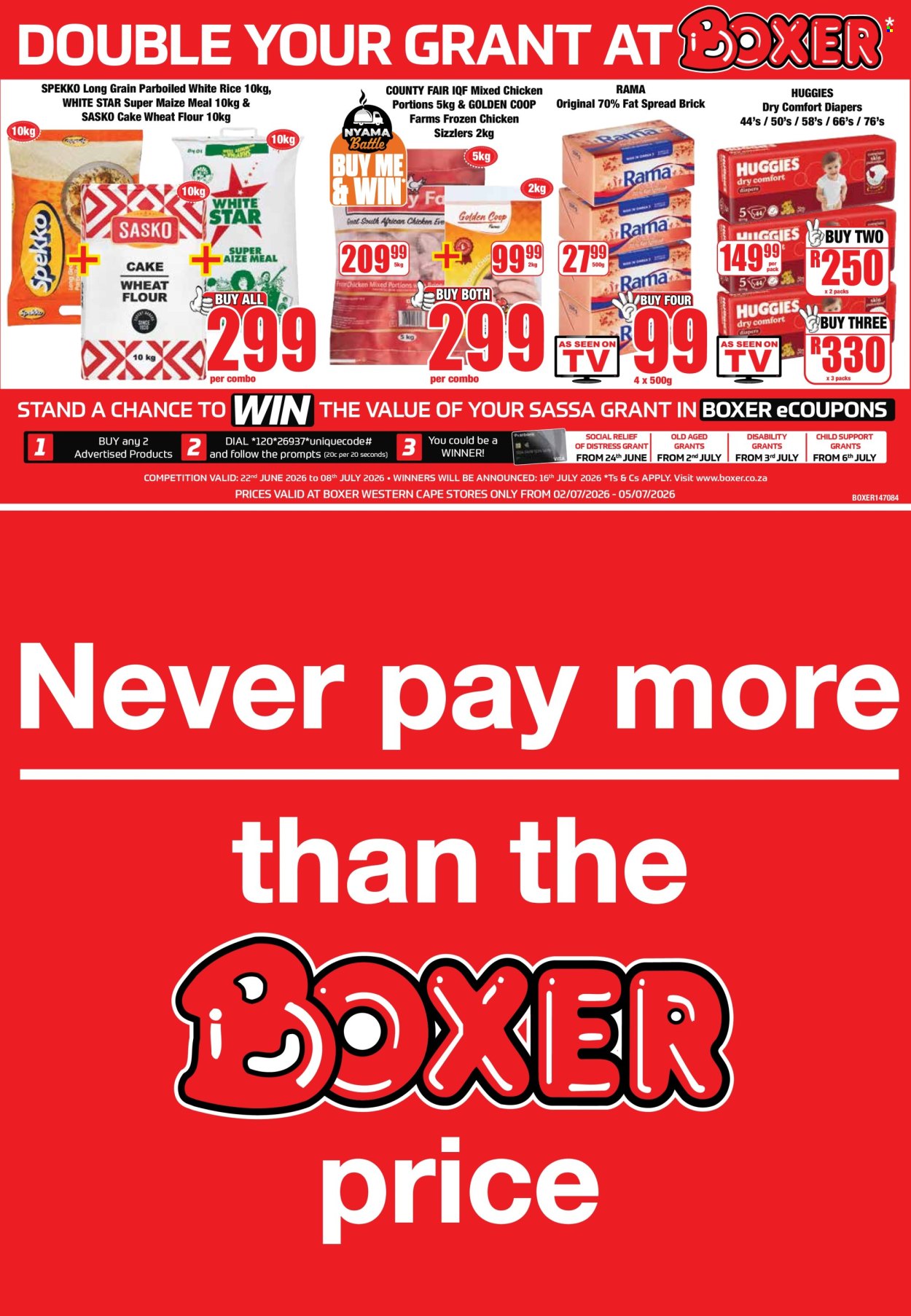 Boxer specials - 02/07/2026 - 05/07/2026. Page 1