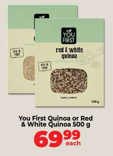 You First Quinoa or Red & White Quinoa 500 g