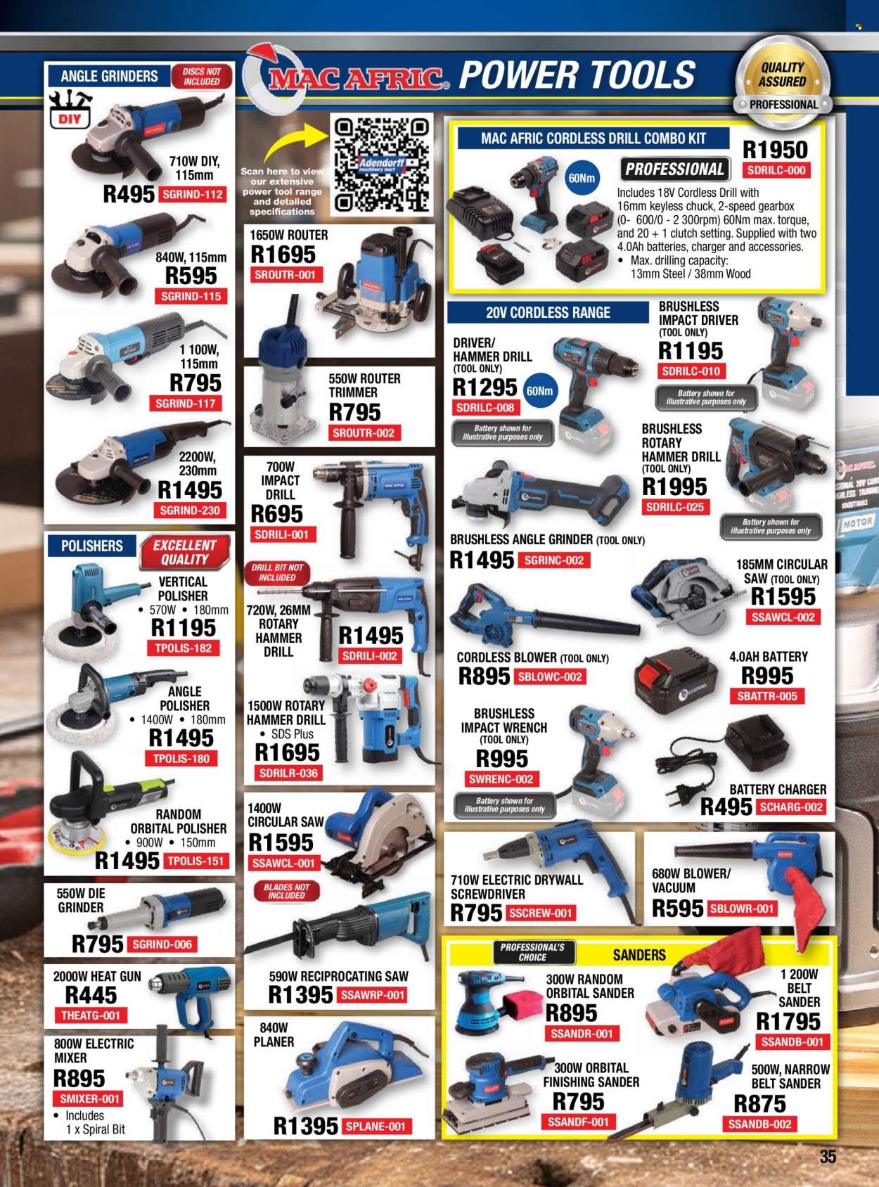 Adendorff Machinery Mart specials. Page 37