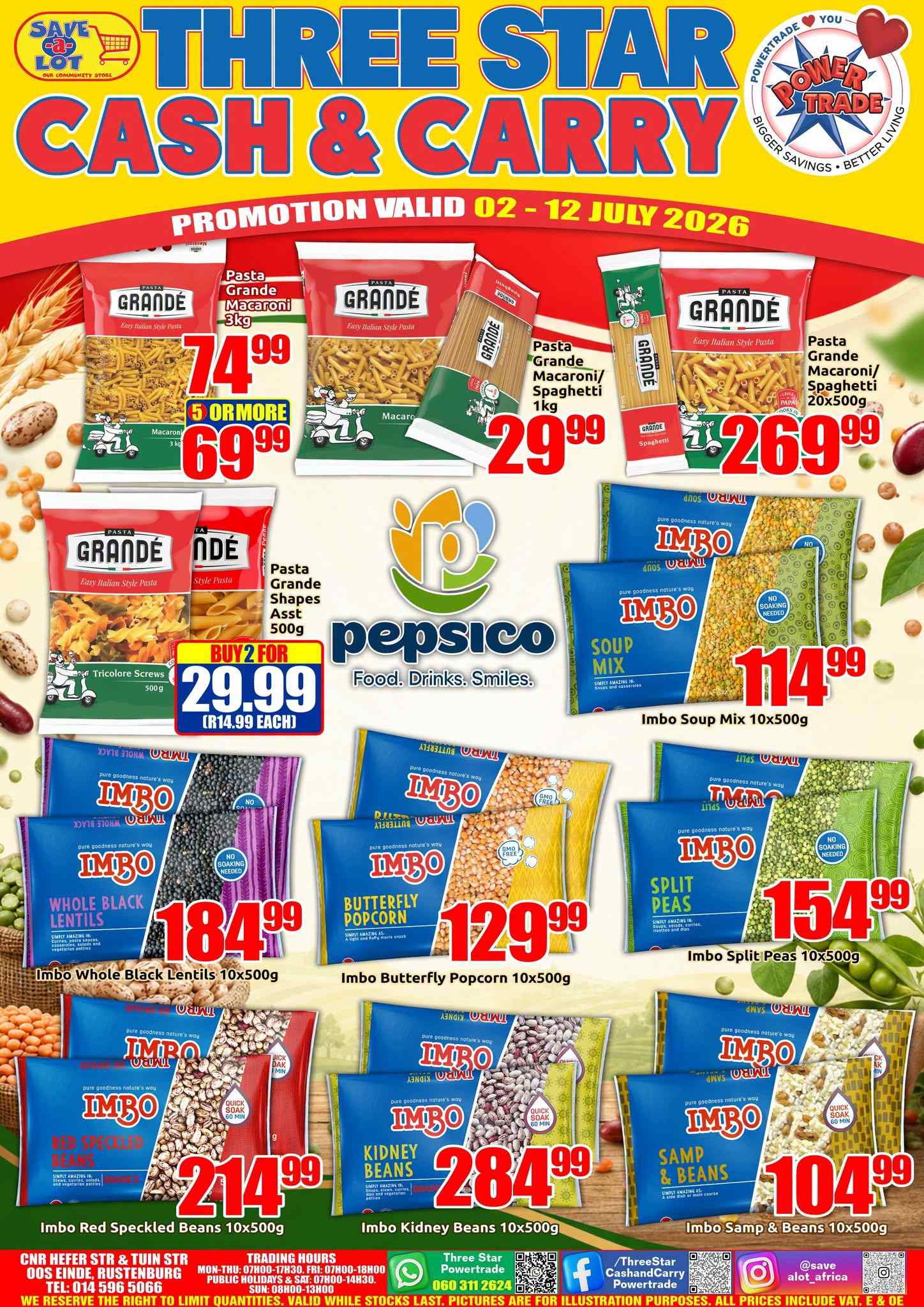 Three Star Cash and Carry specials - 02/07/2026 - 12/07/2026. Page 1
