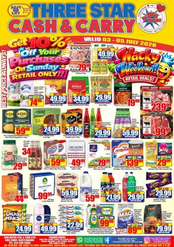 thumbnail - Three Star Cash and Carry catalogue