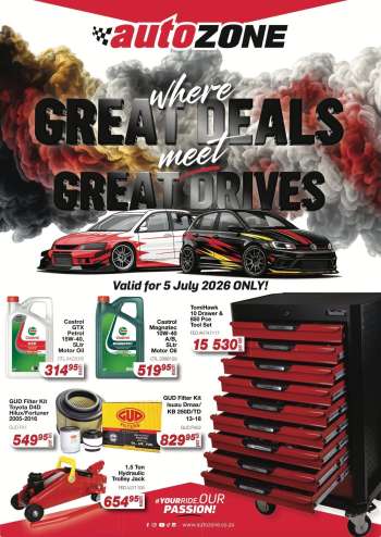 AutoZone catalogue  - 05/07/2026 - 05/07/2026.