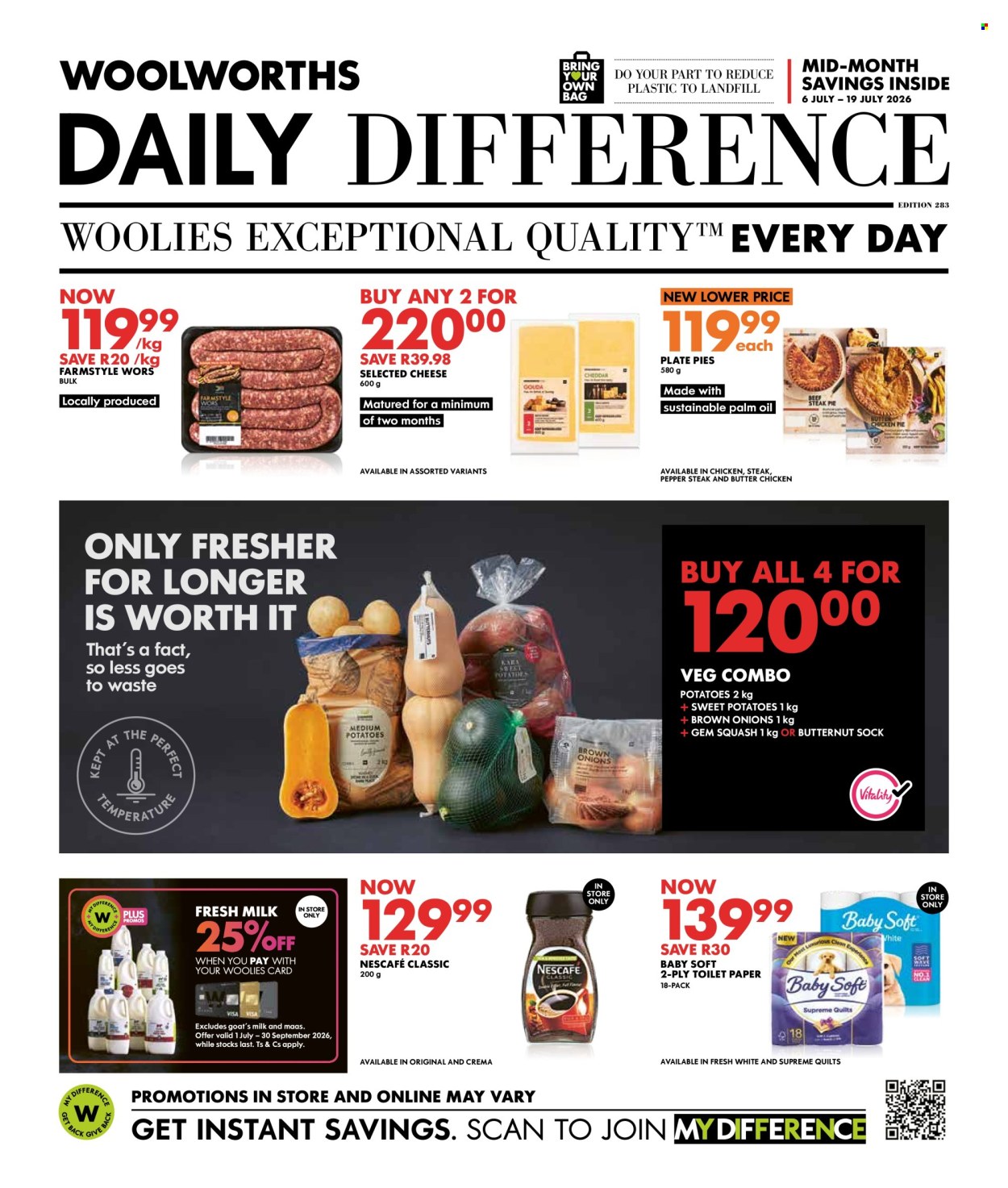 Woolworths specials - 06/07/2026 - 19/07/2026. Page 1