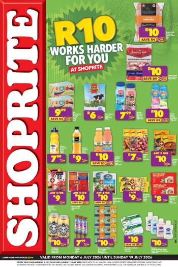 Shoprite catalogue  - 06/07/2026 - 19/07/2026.