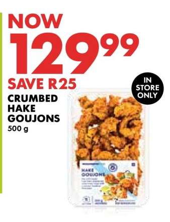 Crumbed Hake Goujons