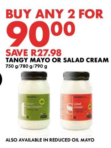 Tangy Mayo or Salad Cream