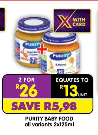 Purity Baby Food
