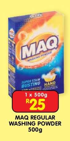 MAQ REGULAR WASHING POWDER 500g