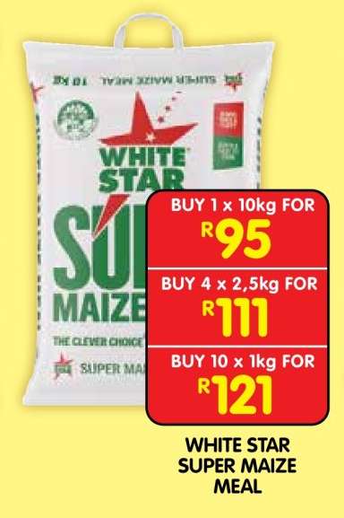 WHITE STAR SUPER MAIZE MEAL