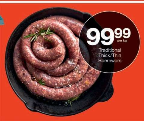 Traditional Thick/Thin Boerewors