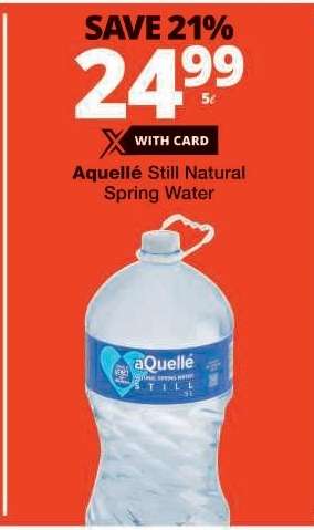 aQuellé Still Natural Spring Water